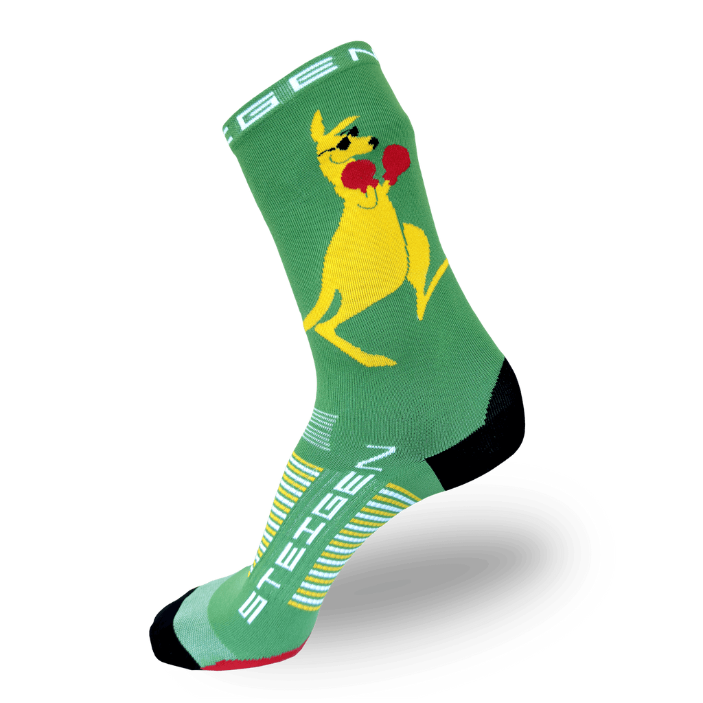 Boxing Kangaroo Running Socks ¾ Length