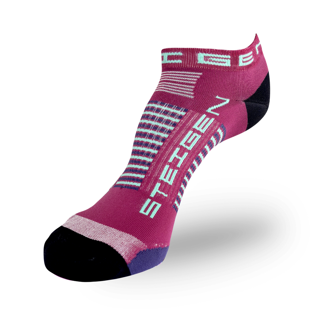 Maroon Running Socks Zero Length